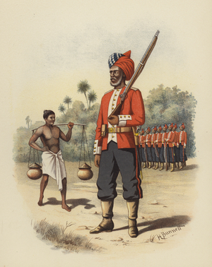 First Madras Pioneers (colour litho)
