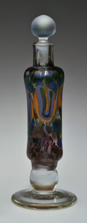 Knus (Hugs) (glass with applied colours, acid etched)