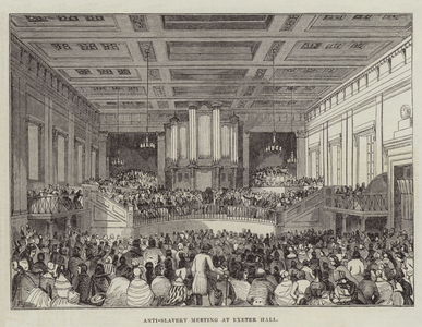 Anti-Slavery Meeting at Exeter Hall (engraving)