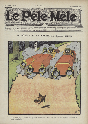 Le poulet et la morale (colour litho)