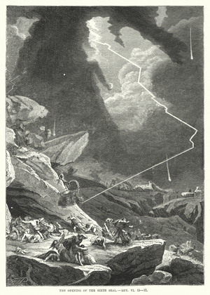 The Opening of the Sixth Seal, Revelation VI, 12-17 (engraving)