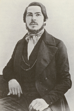 Friedrich Engels, portrait (b/w photo)