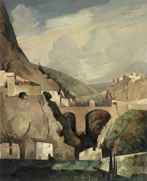 Spanish Landscape, 1928 (oil on canvas)