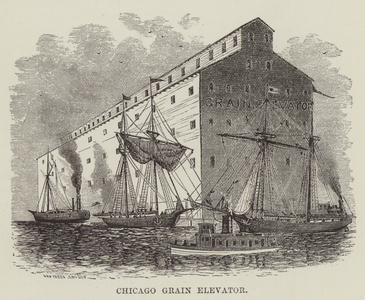 Chicago Grain Elevator (engraving)