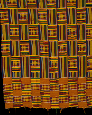 Kente Cloth, 1940-1950 (rayon)