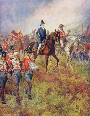 Waterloo, June 18th, 1815: "The Whole Line will Advance" (colour litho)