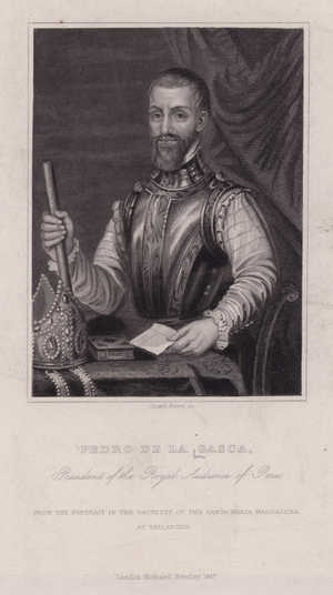 Pedro de la Gasca, Spanish bishop, diplomat and second Viceroy of Peru (b/w photo)