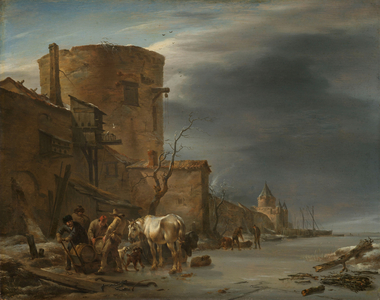 The City Wall of Haarlem in the Winter, 1647 (oil on panel)