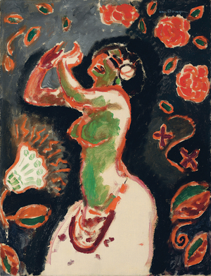Anita with Flowers; Anita aux fleurs, 1905 (oil on canvas)