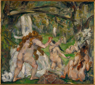 Trois baigneuses (oil on canvas)