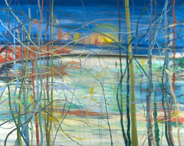 Midnight City Glow, 2021, (oil on canvas)