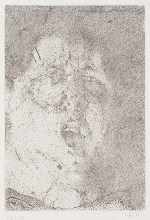 Selbstbildnis, or Self Portrait, 1965 (etching)