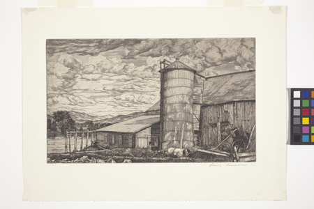 Moving Shadows (etching)