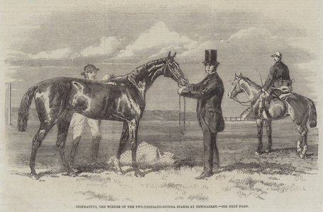Diophantus, the Winner of the Two-Thousand-Guinea Stakes at Newmarket (engraving)
