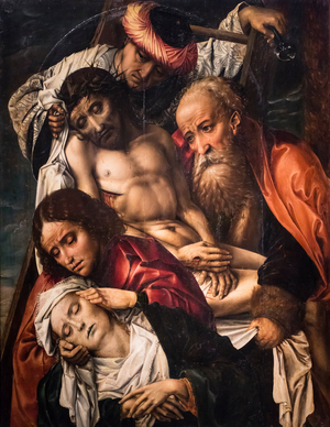 Descent from the Cross, c. 1520 (Tempera and oil on wood (oak))