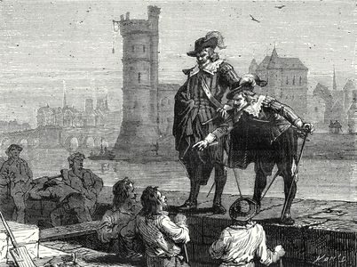 Salomon De Caus Performing the Functions of the King's Engineer in Paris