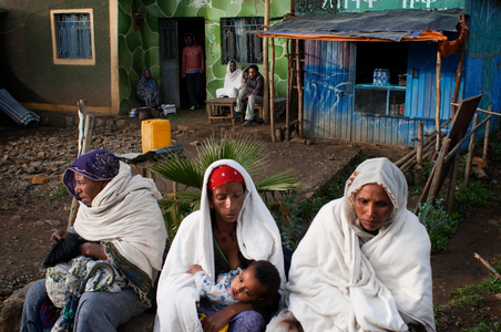 Gashena village, near Lalibela city, Ethiopia (photo)