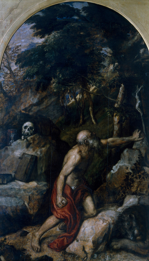 Saint Jerome Titian (ca. 1485-1576 Italian) Pinoteca di Brera, Milan, Italy