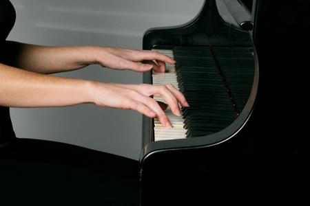 Piano - close-up of