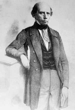 Ludwig Uhland (b/w photo)