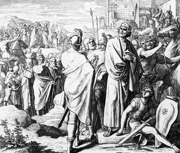 Scene from the Old Testament of the Holy Bible