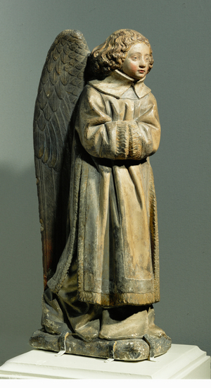 Angel, stone, painted, first half 15th. D 258
