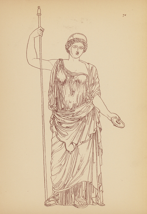 Ancient Greek Female Costume (litho)