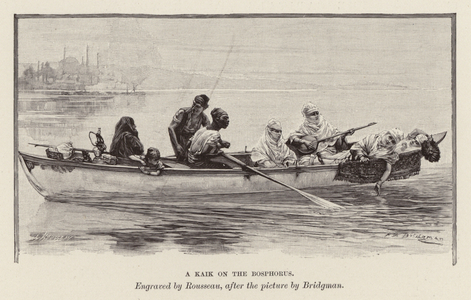 Constantinople: A Kaik on the Bosphorus (engraving)