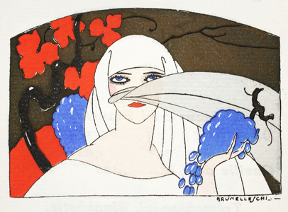 Song of Denderan (pochoir print)