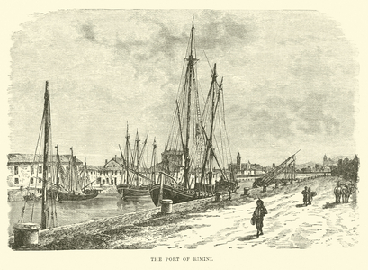 The Port of Rimini (engraving)