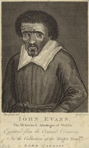 Portrait of John Evans (engraving)