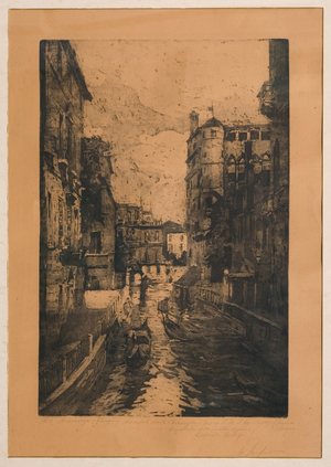 Rio Maraveja - Venice 1920-22 (etching)