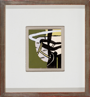 Study for garden, 1953 (gouache on paper)