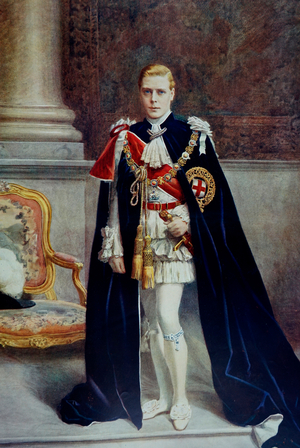 King Edward VIII in Garter Robes.