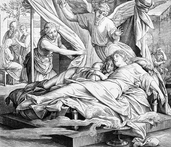 Scene from the Old Testament of the Holy Bible