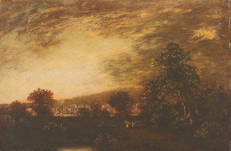 Landscape (oil on canvas) 