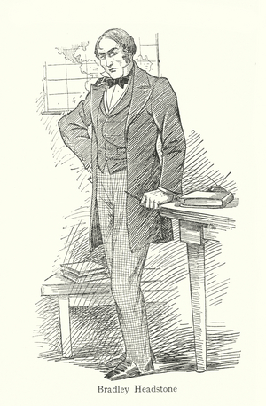 Dickens character: Bradley Headstone (litho)