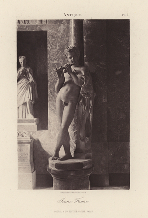 Jeune Faune (b/w photo)