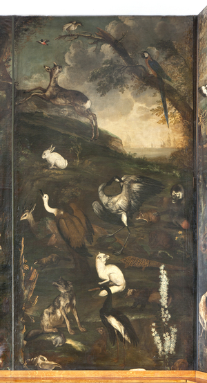 Animals, Myth of Orpheus, detail (oil on canvas)