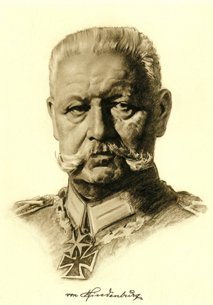 Paul von Hindenburg (copper plate print)
