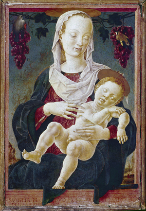 Madonna and Child, known as Our Lady of the Zodiac. c.1459-63 (tempera on board)