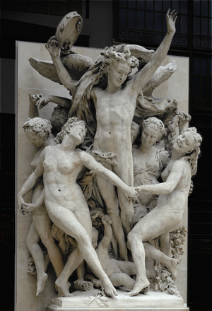 Dance, intended for the fassade of the Palais Garnier the Paris Opera