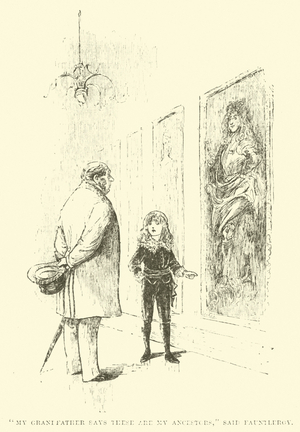 Illustration for Little Lord Fauntleroy (engraving)