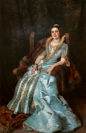 Portrait of Varvara Alexeevna Morozova,  1884,  (Oil on canvas)