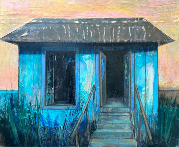Crime Scene, 2020-23 (oil on board)