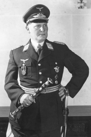 Portrait of Hermann Göring, 1938 (b/w photo)