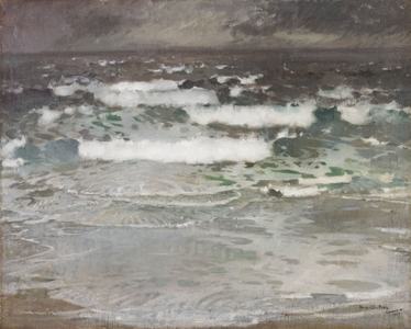 Cornish Seascape, 1907 (oil on canvas)