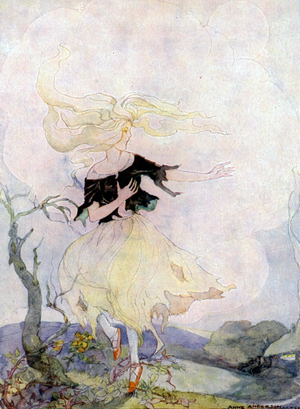 The Red Shoes (colour litho)