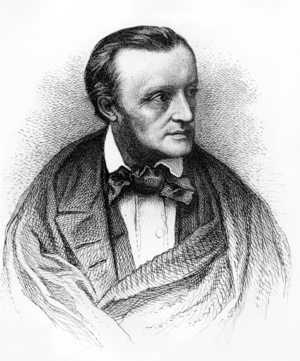 Richard Wagner (1813-1883) German composer, engraving