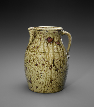Pitcher, c. 1868-1900 (alkaline-glazed stoneware)